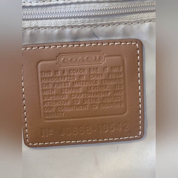 Coach Brown and Tan Crossbody Bag - Picture 7 of 14